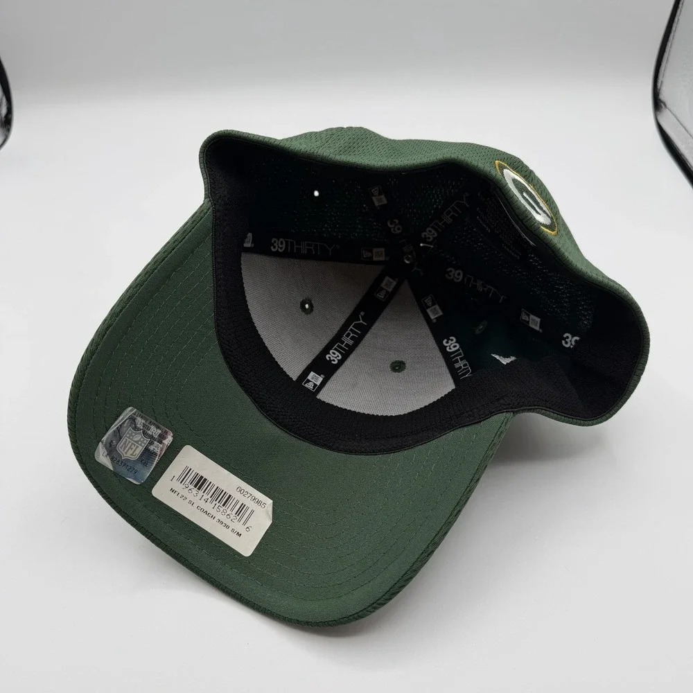 New Era 39Thirty Green Bay Packers 2022 Sideline Hat Cap Sz S/M Stretch‎ Fit NFL